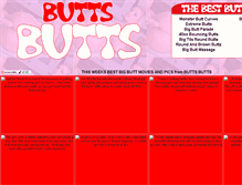 Tablet Screenshot of buttsbutts.com